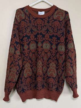 Vintage 90’s Bellissimo Grandpacore Wool & Mohair Blend Crewneck